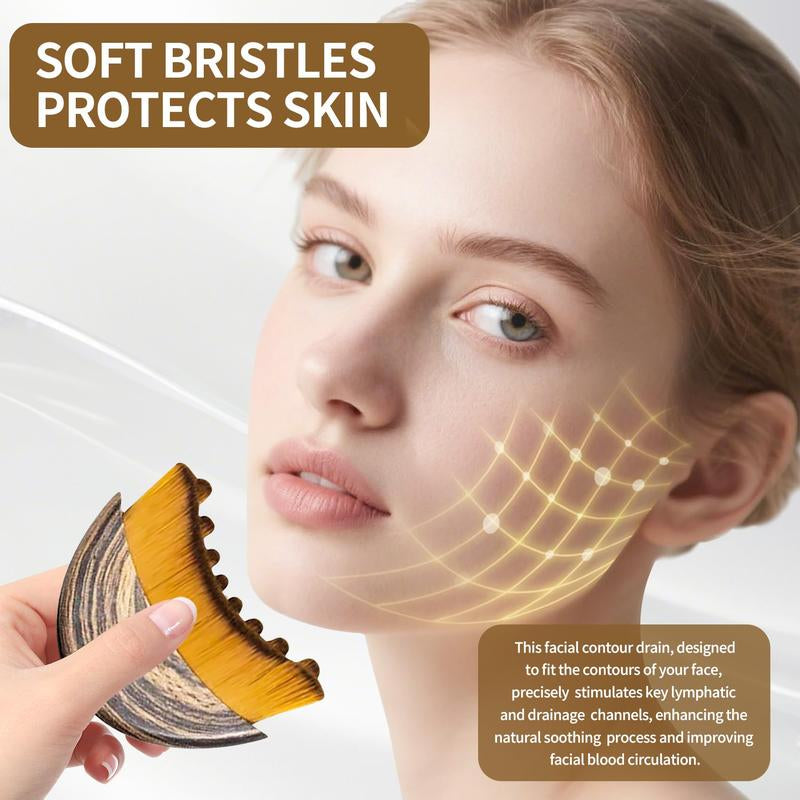 Transform Your Look with Our Buy One, Get One Free Lymphatic Contour Face Brush – The Ultimate Tool for Jawline Sculpting and Facial Fatigue Relief!